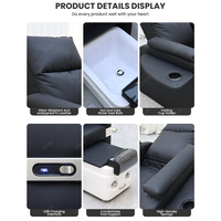 Chaise de spa bon marché fauteuil de manucure et de pédicure fauteuil de pédicure moderne et luxueux fauteuil de pédicure réglable pour salon de beauté des ongles multifonction