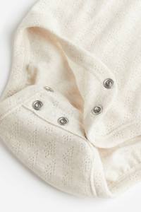 Body bébé <span class=keywords><strong>en</strong></span> <span class=keywords><strong>laine</strong></span> Merin à manches longues <span class=keywords><strong>en</strong></span> pointelle, <span class=keywords><strong>legging</strong></span> - Product Image 2