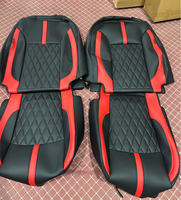 Housses de siège de voiture en cuir imperméables pour Ford Mustang 2015-2025, ensemble complet de protection de siège de voiture, série 7 Land Cruiser A7