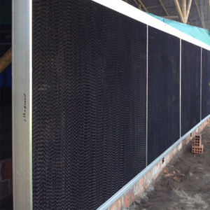 แผ่นทำความเย็นรังผึ้งราคาประหยัดสำหรับโรงเรือนสัตว์ปีก แผ่นทำความเย็นแบบระเหยน้ำสำหรับไก่เนื้อ เครื่องทำความเย็นอากาศ - Product Image 3