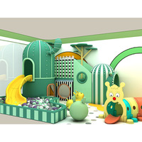 Aire de jeux intérieure commerciale pour enfants, en mousse et plastique, ignifuge, zone de jeux souple 7,75x4,75x3,6m, pour centres commerciaux, Liben
