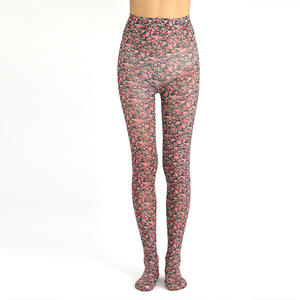 קיץ קיץ דק סרוגים מודפסים שקופים גרביונים פרפר פרחים רב-תכליתיים - Product Image 5