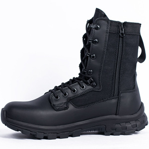 Bottes tactiques DF22 pour hommes, en daim, imperméables, pour toutes les saisons, hautes, de randonnée, couleur beige - Product Image 5