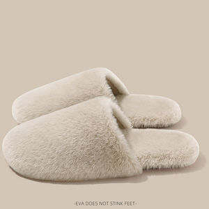 Pantoufles TPR de haute qualité en gros, pantoufles pour femmes, pantoufles en peluche et chaudes pour hommes, prix de gros - Product Image 4