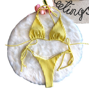 고급 맞춤형 마이크로 끈 비키니 플러스 사이즈 성인 OEM 수영복 레오파드 무늬 여성 의류 마이크로 끈 비키니 지원 - Product Image 1