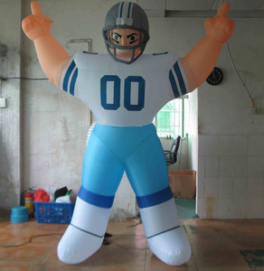 Globo Inflable Gigante de <span class=keywords><strong>Jugador</strong></span> de Fútbol de Dibujos Animados para Publicidad, Gran Venta - Product Image 2