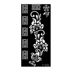 Gran oferta <span class=keywords><strong>de</strong></span> fábrica, <span class=keywords><strong>de</strong></span> bajo precio pegatina <span class=keywords><strong>de</strong></span> Henna, plantilla temporal <span class=keywords><strong>de</strong></span> tatuaje para arte corporal - Product Image 3