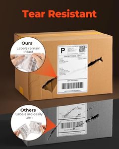 Étiquettes thermiques durables, imperméables, avec adhésif puissant pour l'impression de codes-barres dans la logistique alimentaire - Product Image 6