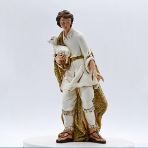 Juego de figuritas de Belén religioso, decoración del hogar, figuritas de Navidad artificiales, 7 Uds., resina, Cruz ecológica, Europa, Xiamen - Product Image 5