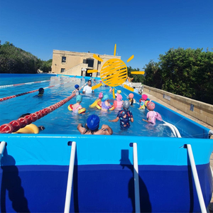 <span class=keywords><strong>Piscine</strong></span> hors sol d'eau salée en acier prête à l'emploi à usage commercial <span class=keywords><strong>piscine</strong></span> hors sol à cadre métallique - Product Image 1