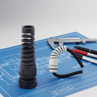 Presse-étoupe en nylon étanche à filetage long NPT3/4, M16*1.5