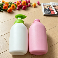 Vente flash - Flacons en plastique rose de 250 ml avec pompe à pression - Nettoyant visage - Lotion pour bébé - Crème pour le visage - Sérum pour la peau - Modèle 209