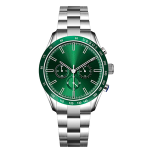 BOMAXE <span class=keywords><strong>2022</strong></span> Logo personnalisé montre-bracelet à quartz avec strass marque de luxe conception de l'homme 22mm largeur de bande pointeur cadran affichage - Product Image 2