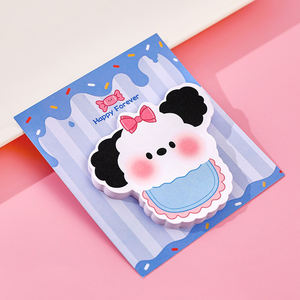 Cartoon Dog <b>Sticky</b> <b>Notes</b> Cute Student Puppy High Quality Appearance Message <b>Note</b> Paper Removable Adhesive Feature Writing Memo - Product Image 6