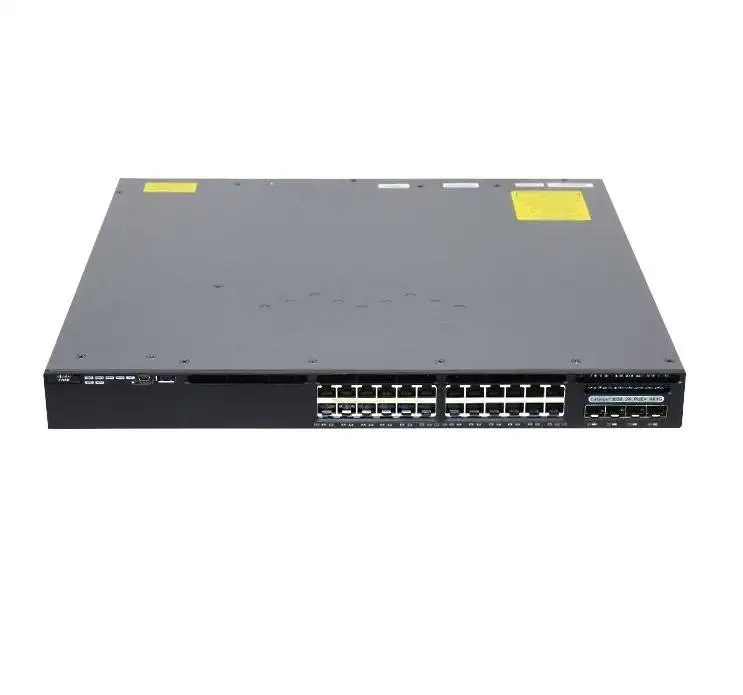 WS-C3650-24PS-S kurumsal anahtarı 3650 24 Port PoE 4x1G Uplink IP tabanı