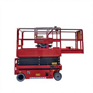 Harga Pabrik 4-14m Self Propelled Electric Mobile <span class=keywords><strong>Scissor</strong></span> <span class=keywords><strong>Lift</strong></span> Hydraulic Lifting Scaffold Platform Motor Efisiensi Tinggi 230KG - Product Image 2