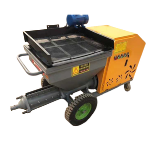 Spruzzatore di cemento a Diesel mortaio spruzzatore macchina a spruzzo con motore 100L tramoggia ad alta efficienza intonacatura attrezzature per la costruzione - Product Image 4