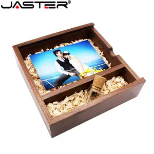 JASTER עץ זיכרון מקל USB2.0 pendrive מתנה לחתונה 8GB 16GB 32GB 64GB 128GB cle usb פלאש כונני