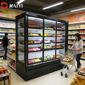 Refrigerador Abierto Multideck para Supermercado, Enfriamiento por Aire, Acero Inoxidable, Descongelación Automática, con Estantes Ajustables - Product Image 3