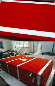 BM02A Pas Cher <span class=keywords><strong>Prix</strong></span> Pro <span class=keywords><strong>Gazon</strong></span> Synthétique De Tapis, 12 'X 6' Marbre Tapis Baseball Frapper Tapis Fabricant - Product Image 6