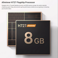 Projecteur Android Claro, projecteur natif 1080P, processeur H727, prend en charge la résolution 4K+, projecteur BT5.0, projecteur avec support
