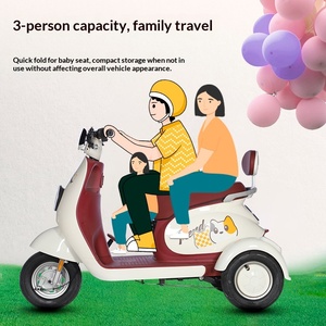 Nouveau modèle Q70 Tricycle compact avec siège enfant intégré, véhicule domestique, vélo de loisirs pour femmes et enfants, 48V-72V - Product Image 4