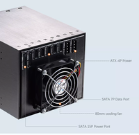 Disque dur d'échange à chaud 5 baies SAS/SATA HDD support mobile pour baie de lecteur optique 3X5.25"