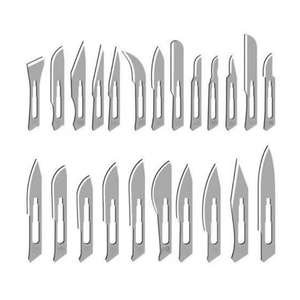 Cuchilla de Bisturí Quirúrgica Desechable Estéril N.º 10, 15, 11, de Acero al Carbono, Instrumentos Quirúrgicos Básicos - Product Image 3