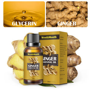 Vente en gros Offre Spéciale 100% naturel minceur drainage du ventre massage gingembre perte de poids huile essentielle - Product Image 6