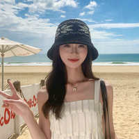 Sombrero de Pescador Tejido de Verano, Protección UV, Versátil para Vacaciones en la Playa