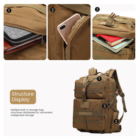 Sac à dos de moto et de chasse LUPU 45L 600D Oxford imperméable à fermeture éclair camouflage OEM anti-décoloration vert tendance