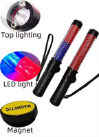 Tige de contrôle du trafic rechargeable Offre Spéciale bâton LED bâton PC plastique LED lampe clignotante rouge bleu vert lumière clignotante