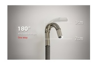 FlowMac F300 180 Sonde à articulation bidirectionnelle Caméra analogique 640*480 300K pixels Vidéoscope industriel pour atelier de réparation Vidéoscope DIY OEM