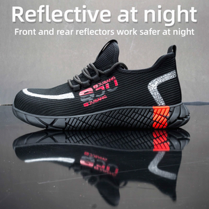 Scarpe Antinfortunistiche da Uomo Leggere di Qualità Antiurto e Antiperforazione con Punta in Acciaio per Protezione - Product Image 5