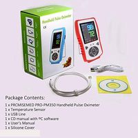 Oxymètre de pouls vétérinaire Moniteur de signes vitaux portable LCD pour chiens Batterie rechargeable Utilisation vétérinaire
