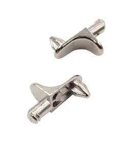 Furniture Hardware Zinc Alloy Cabinet Glass Shelf Holder Shelf Support Peg Simple - Product Image 2