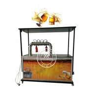 2025 tour de bière de table automatique bière boisson liqueur refroidisseur distributeur OEM caractéristique conteneur matériel Machine origine luxueux