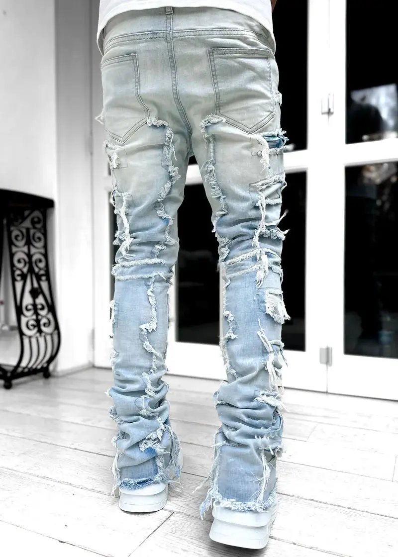 Мужские джинсы jeans2024, мужские брюки-карго, мужские джинсы на заказ, уличная одежда, мешковатые