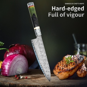 Cuchillo de <span class=keywords><strong>Chef</strong></span> de Acero de Damasco Marca CY, Cuchillo de Cocina Ecológico <span class=keywords><strong>para</strong></span> el Hogar de Guangdong - Product Image 2