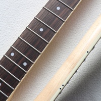 Manche de guitare ST Donlis en érable canadien à tête large, avec incrustation en blocs d'ivoire, touche en palissandre, rayon de 9,5 pouces, finition Jumbo Nitro