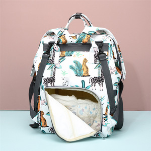 Bequemer, wasserabweisender Multifunktions-Reise-Wickelrucksack mit anpassbaren Optionen aus Polyester-Material für Babys - Product Image 4