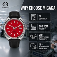 Montre personnalisée avec logo pour homme, 40 mm, ivoire, style business, automatique, cinq maillons, Relogio Montre Automatique