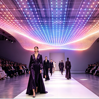 Layar LED Mesh Fleksibel untuk Dekorasi Panggung dan Fasad