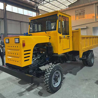 Camion benne tout-terrain 4x4 agricole à déchargement hydraulique automatique, véhicule de transport multifonctionnel