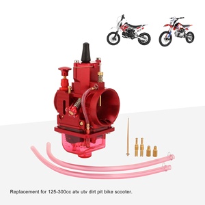 GOOFIT CNC motocicleta PWK <span class=keywords><strong>28</strong></span>/30/32/34 reemplazo de <span class=keywords><strong>carburador</strong></span> de carreras para 125-300cc ATV UTV Dirt <span class=keywords><strong>Pit</strong></span> <span class=keywords><strong>Bike</strong></span> Scooter rojo - Product Image 5