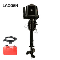 Moteur hors-bord Laogen ODM 2 temps 6cv 5cv essence compatible avec Mercury 5M pour bateaux à planche