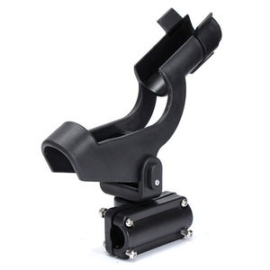 Support de canne à pêche rotatif à 360°, rotation multidirectionnelle, acier inoxydable, pour bateau, kayak, planche de surf - Product Image 2