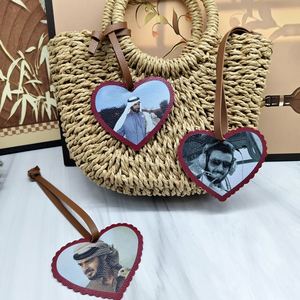 Scalloped Edge Heart PU Leather <b>Bag</b> <b>Charm</b> for Gifts DIY Photo Arb Pendant Keychain Handmade Purse <b>Charm</b> Decor - Product Image 1
