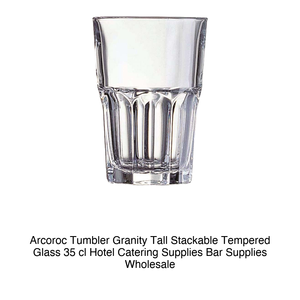 Verre trempé Granity Tall 35 cl empilable Arcoroc H 12 cm Ø 8,3 cm - Product Image 2