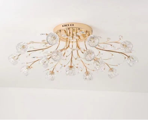 Lámpara <span class=keywords><strong>de</strong></span> <span class=keywords><strong>Techo</strong></span> <span class=keywords><strong>de</strong></span> Cristal <span class=keywords><strong>de</strong></span> Estilo Europeo para Sala <span class=keywords><strong>de</strong></span> Estar, Moderna y Minimalista, LED, para Dormitorio, Comedor, Lámpara <span class=keywords><strong>de</strong></span> Araña <span class=keywords><strong>de</strong></span> Cristal - Product Image 6